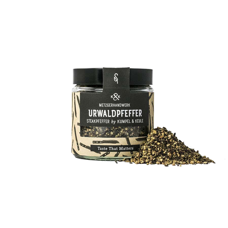 Steakpfeffer -Urwaldpfeffer (geschrotet) - Bio (50 g)